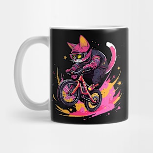 cat biker Mug